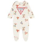 Ivory Logo Teddy Bear Babygrow, 1, hi-res
