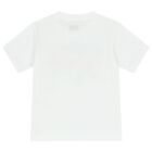 Boys White Logo T-Shirt, 1, hi-res