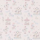 بطانية بالشعار باللون  الوردي و الأبيض, 1, hi-res