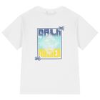 Boys White T-Shirt, 2, hi-res