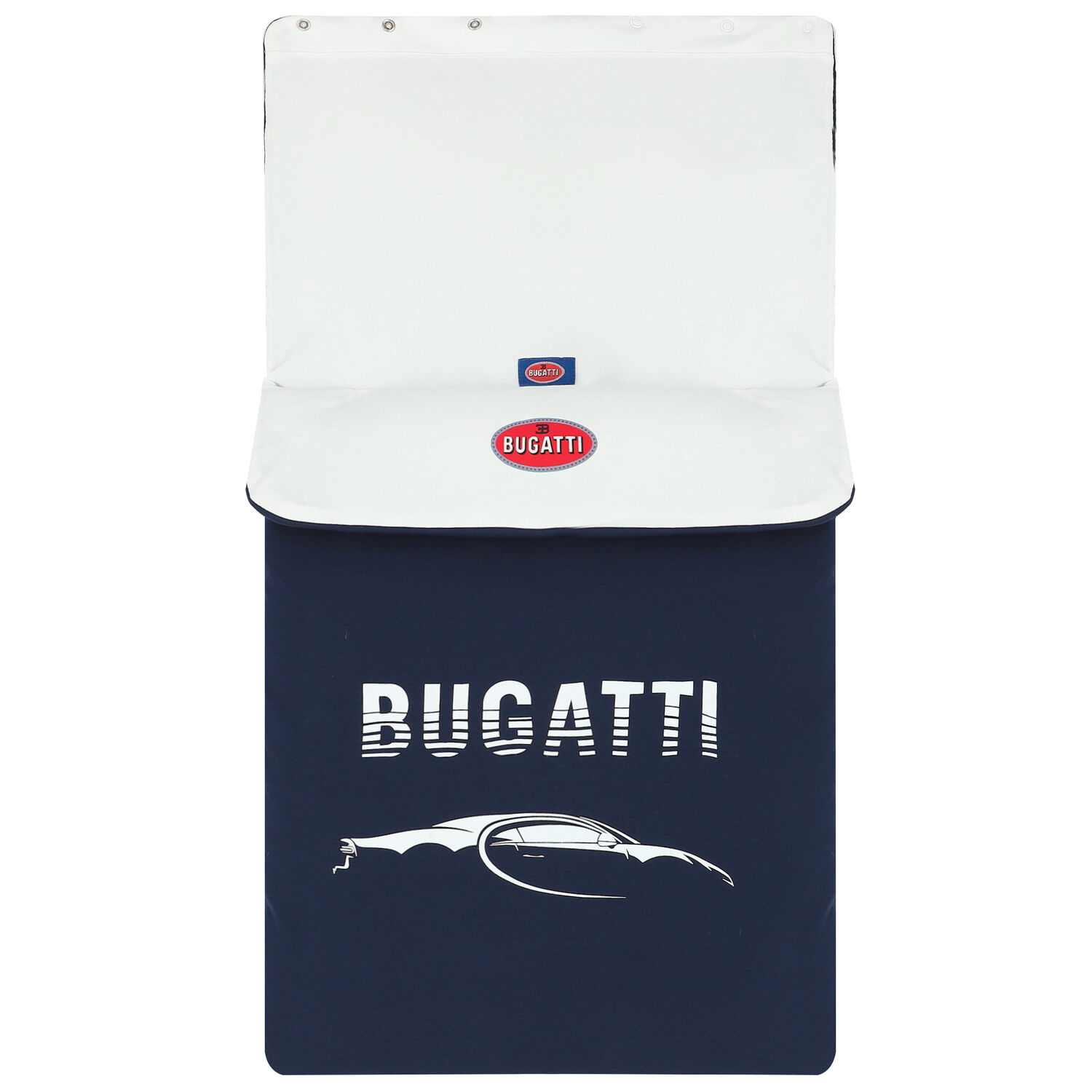 مدس بالشعار باللون الكحلى والابيض للاولاد, 1, hi-res