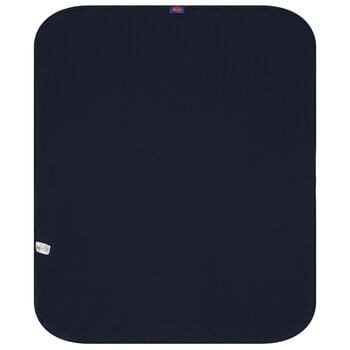 Baby Boys White & Navy Blue Logo Blanket