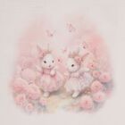 Baby Girls Pink Bunny Muslin Swaddles ( 2-Pack ), 1, hi-res