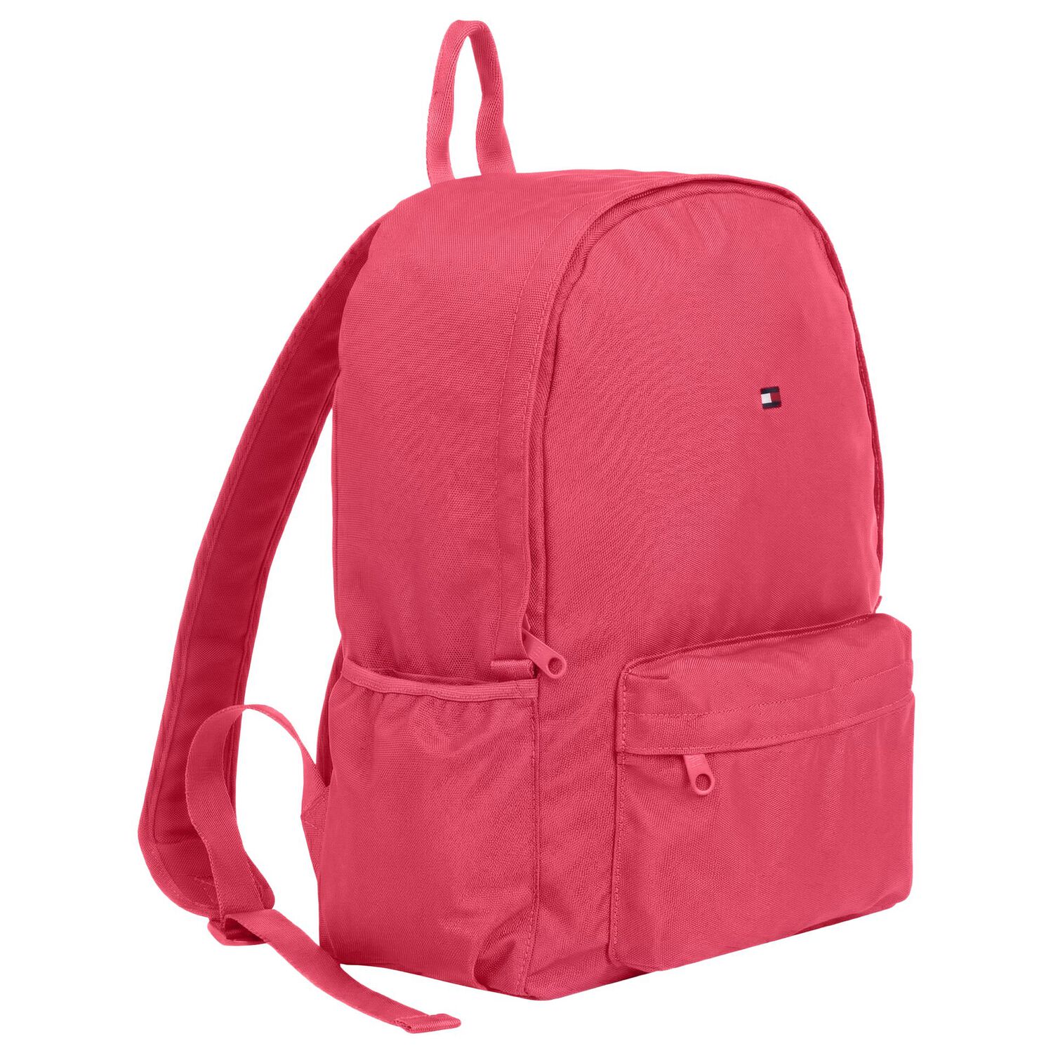 Girls Pink Logo Backpack, 3, hi-res