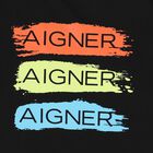 تيشيرت أولاد بالشعار باللون الأسود, 2, hi-res