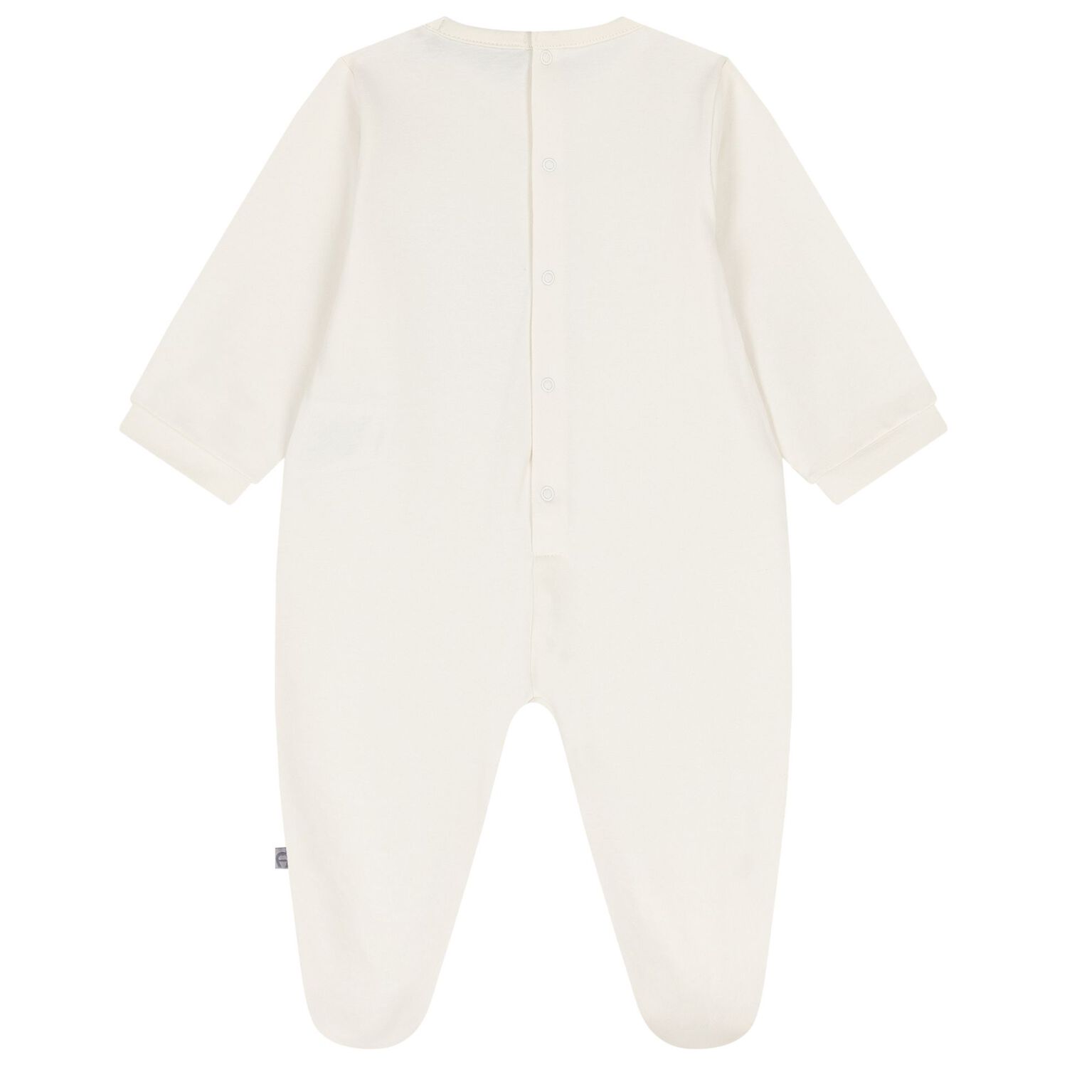 Ivory & Gold Logo Babygrow, 1, hi-res image number null