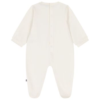 Ivory & Gold Logo Babygrow