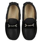 Boys Black Moccasins Shoes, 1, hi-res