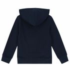 Boys Blue Hooded Sweatshirt, 1, hi-res