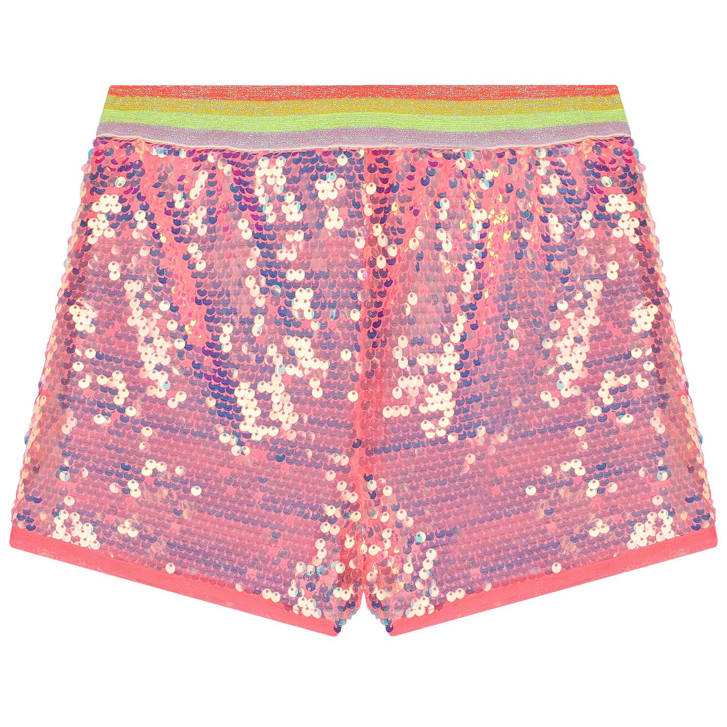 شورت بنات ترتر باللون الوردي, 1, hi-res image number null