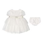 Baby Girls Ivory Tulle Dress Set, 1, hi-res