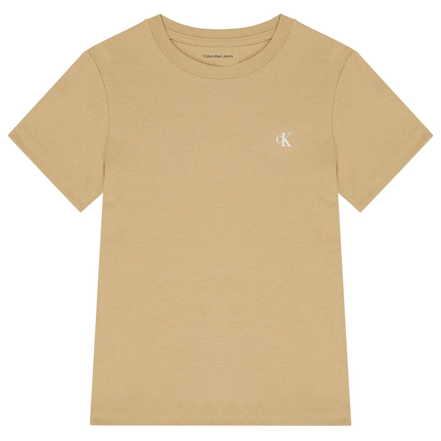 Boys Ivory & Beige Logo T-Shirt ( 2-Pack ), 13, hi-res