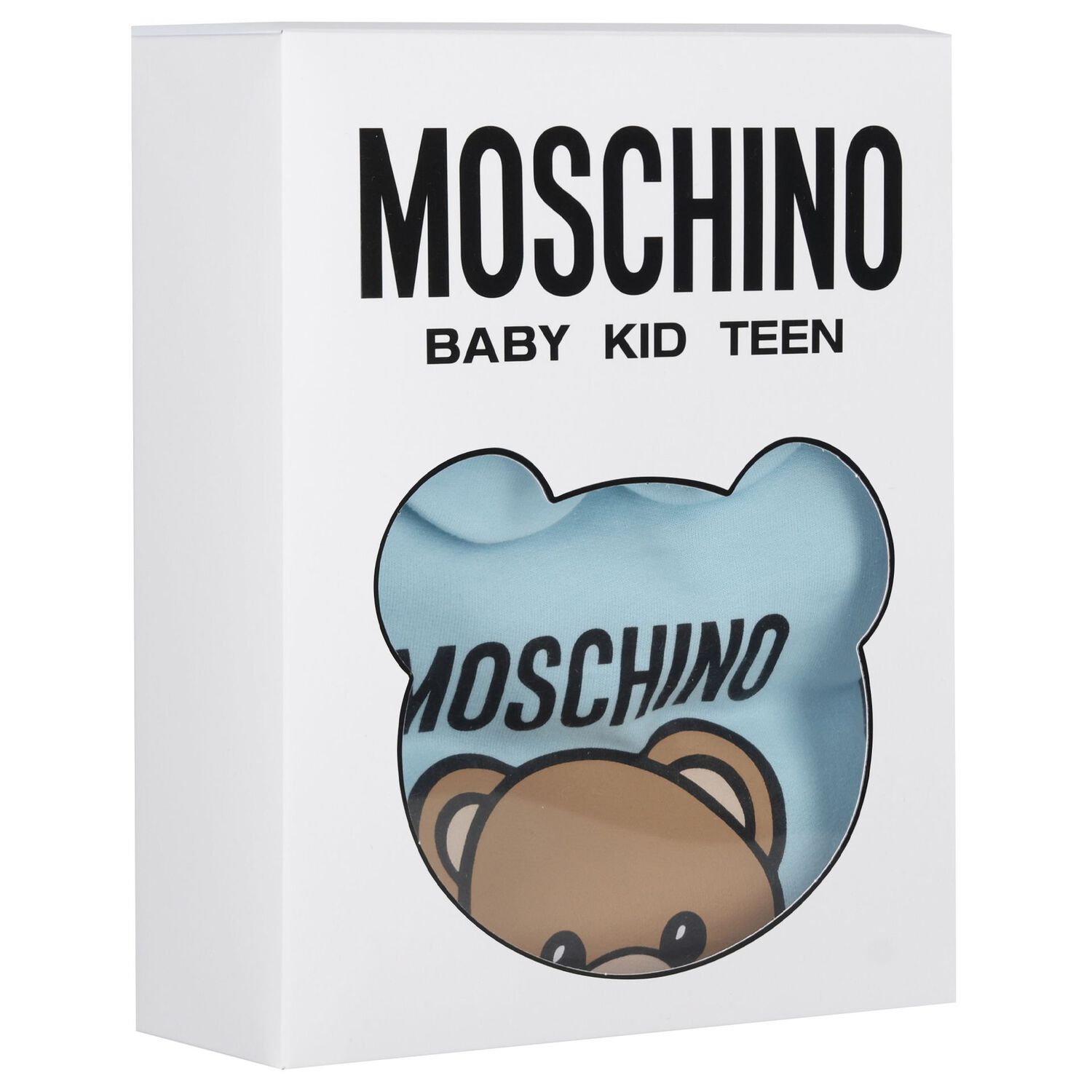 أفرول للأطفال بشعار تيدي بير باللون الأزرق, 3, hi-res