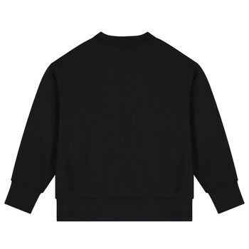 سويتشيرت بشعار تيدي باللون الأسود