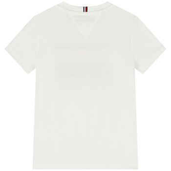 Boys White Logo T-Shirt
