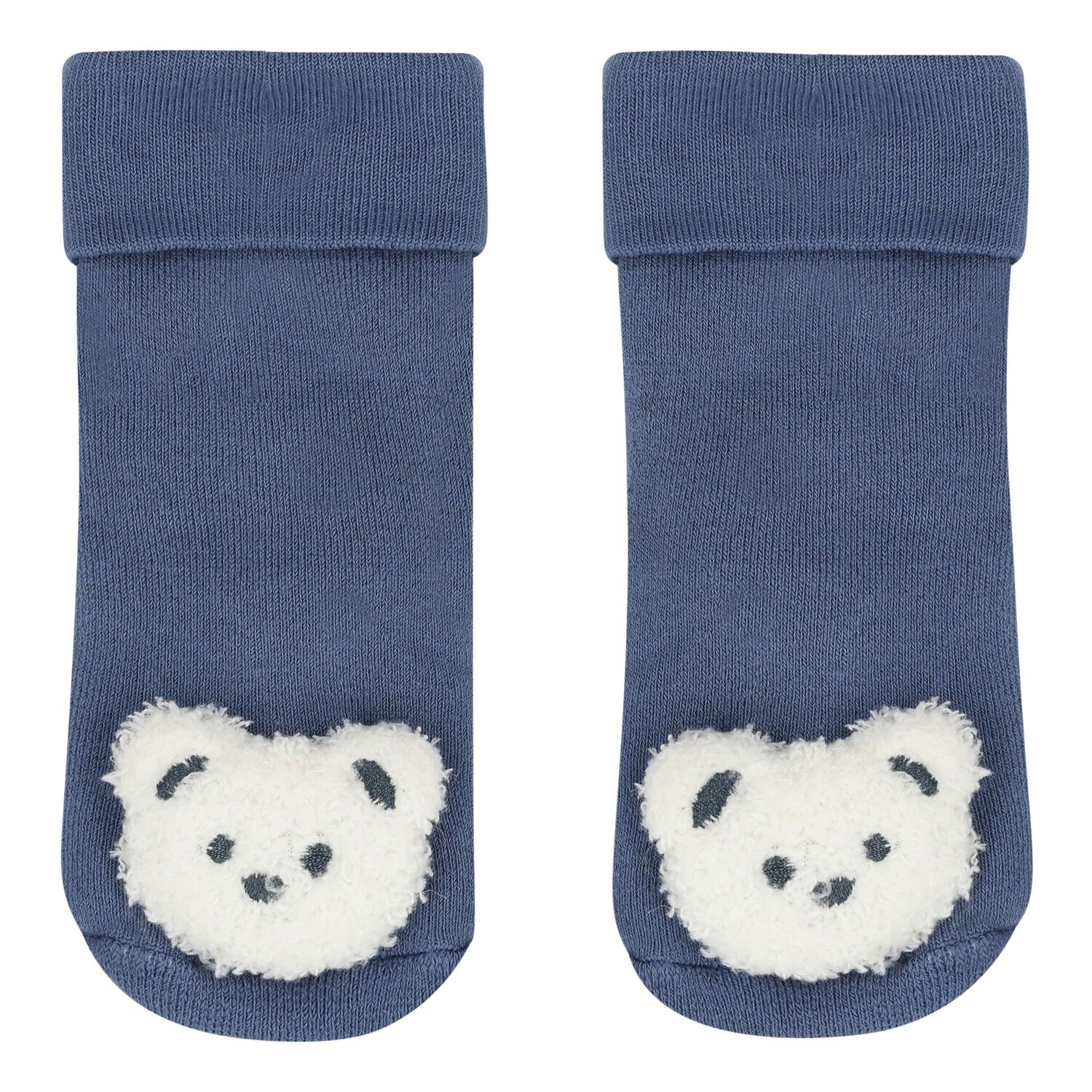 Baby Boys Blue Bear Hat & Socks Set, 1, hi-res image number null