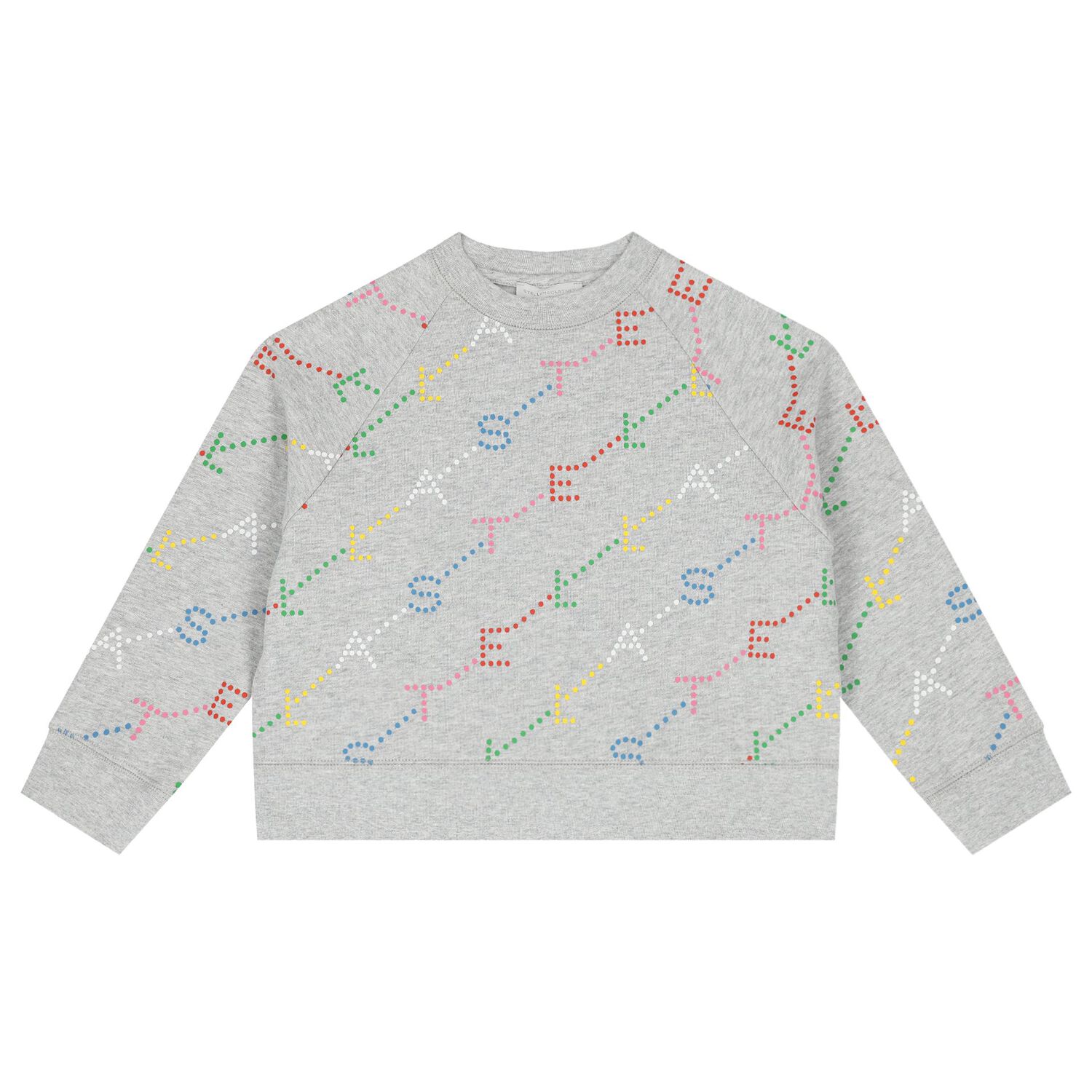 بدلة رياضية بنات بالشعار  باللون الرمادي, 1, hi-res image number null