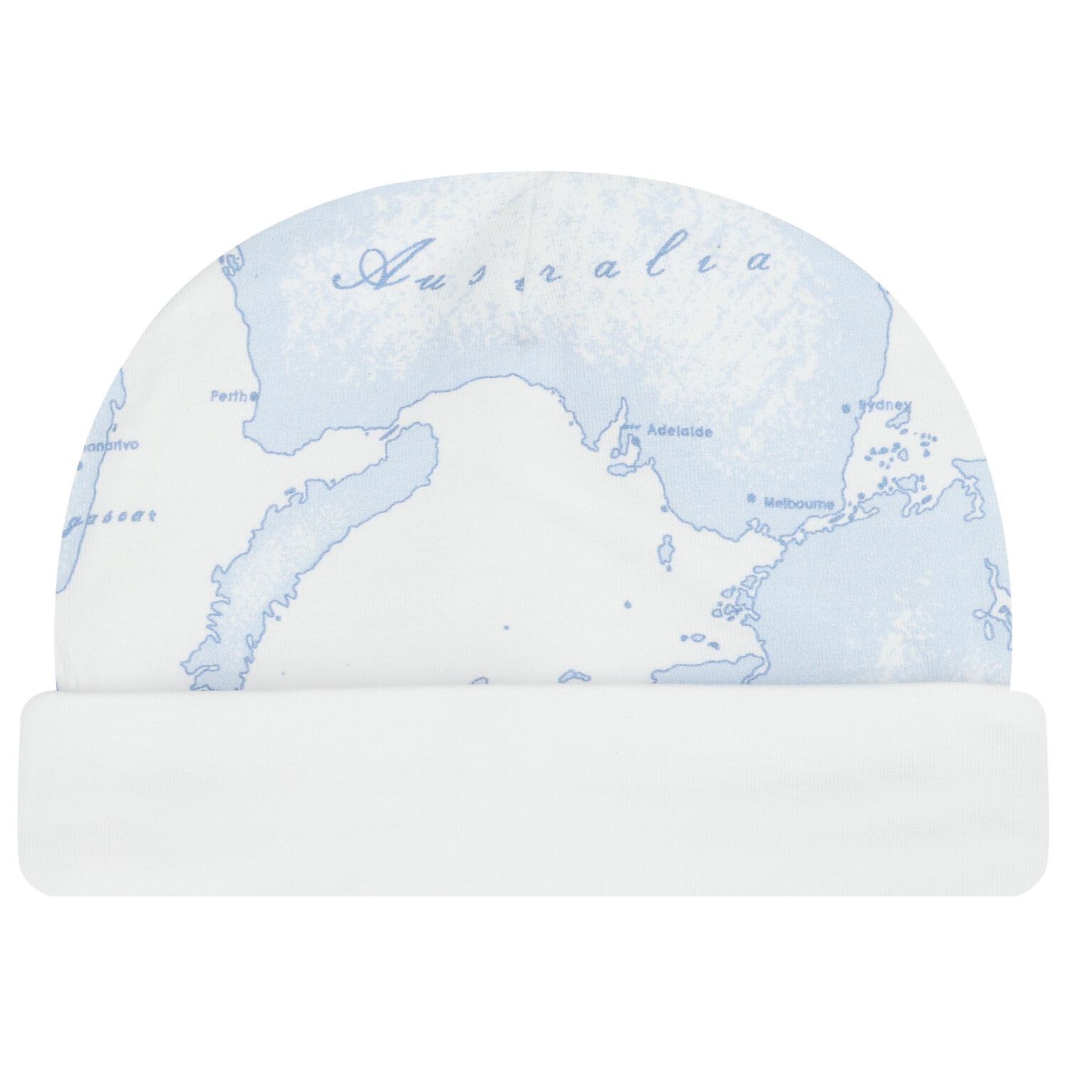 Baby Boys White & Blue Geo Map Babygrow Gift Set , 3, hi-res