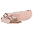 Girls Pink Arizona Flower Buckle Sandals, 1, hi-res