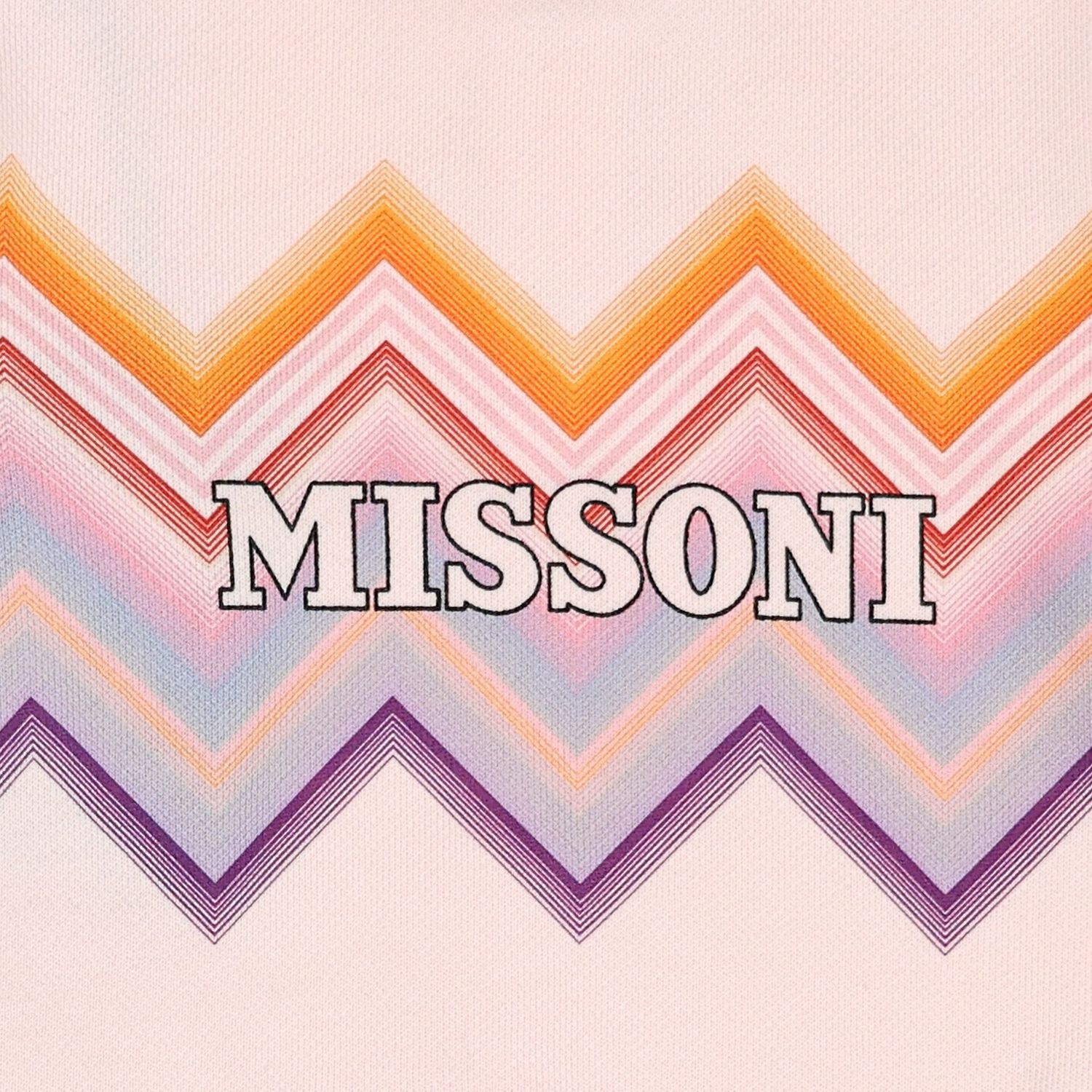 Younger Girls Pink Logo Zig Zag Sweatshirt          , 1, hi-res