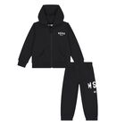 Black Logo Younger Tracksuit, 1, hi-res