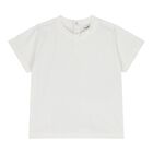 Baby Boys White & Navy Blue Logo Shorts Set, 1, hi-res