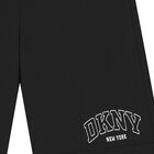 Black Logo Shorts, 1, hi-res