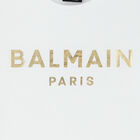 تيشيرت بالشعار باللون الأبيض والذهبي , 1, hi-res