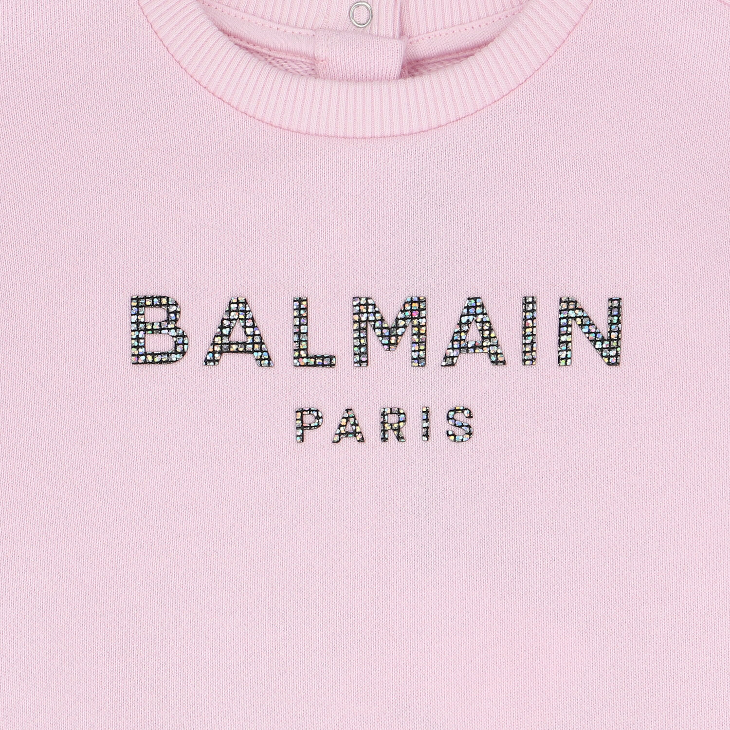 Baby Girls Pink Logo Dress, 1, hi-res