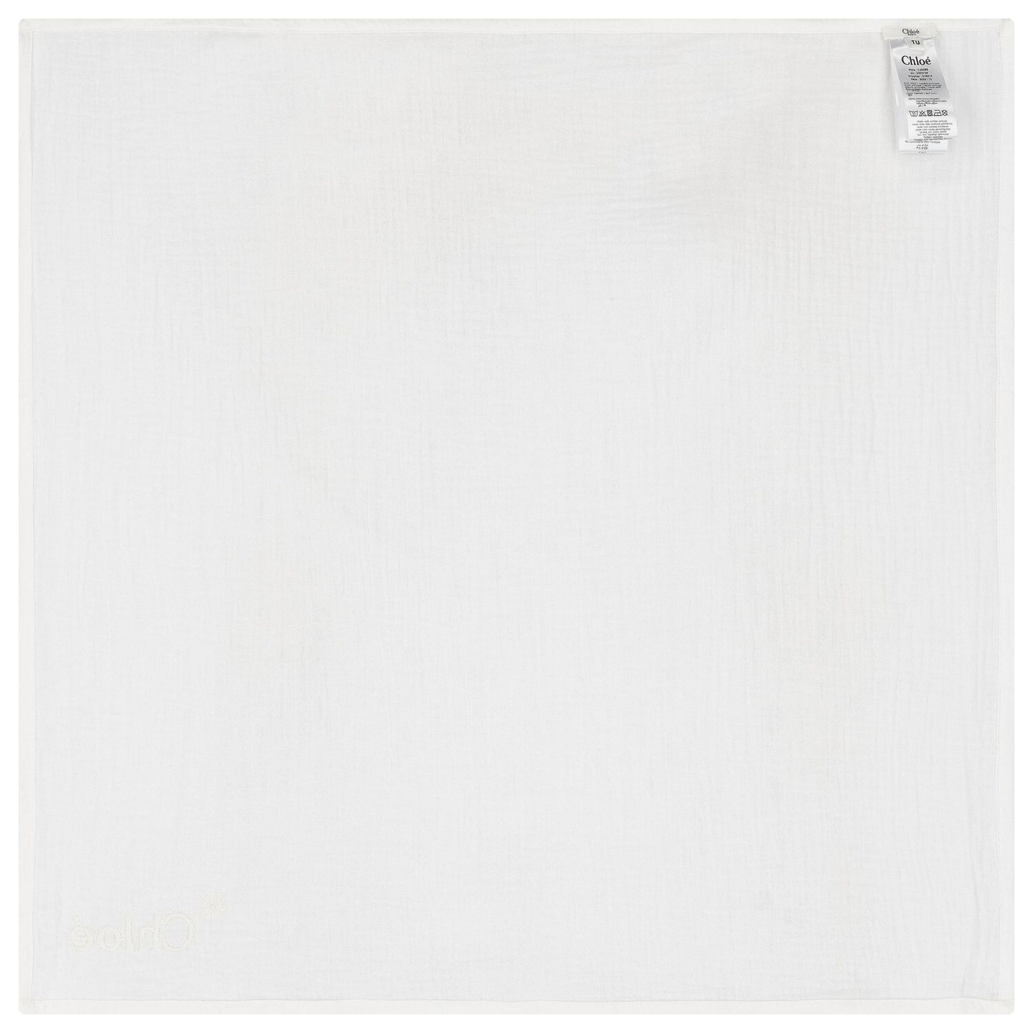 طقم بنات هدايا أفرول بالشعار باللون العاجي, 1, hi-res