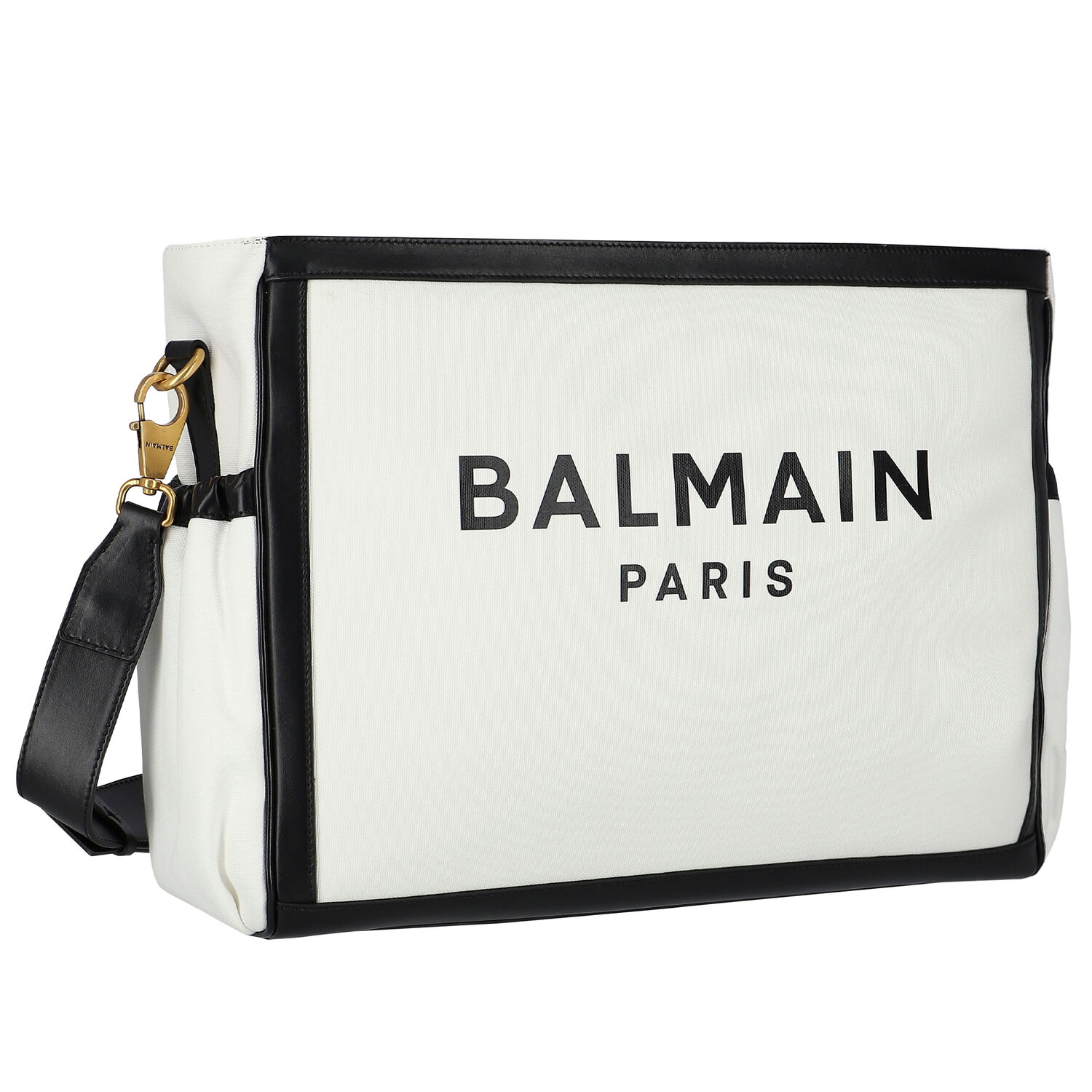 شنطة مواليد بالشعار باللون الأبيض والأسود للأطفال  , 1, hi-res