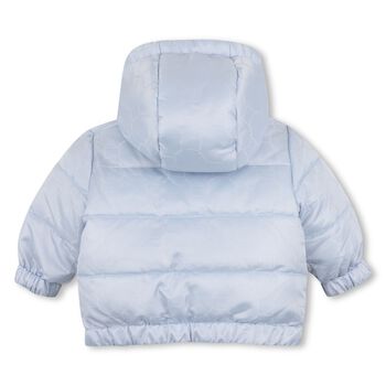 Baby Boys Navy & Blue Reversible Puffer Jacket