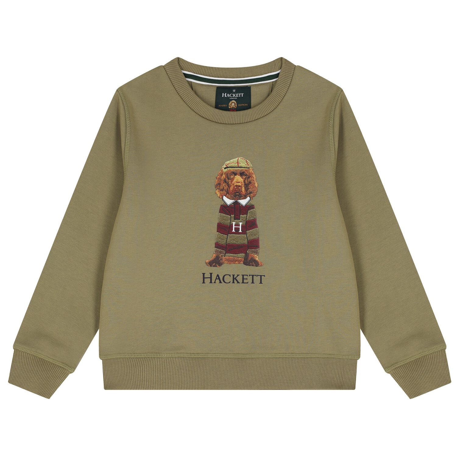 Boys Green Harry Logo Sweatshirt, 1, hi-res
