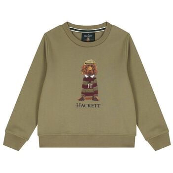 Boys Green Harry Logo Sweatshirt