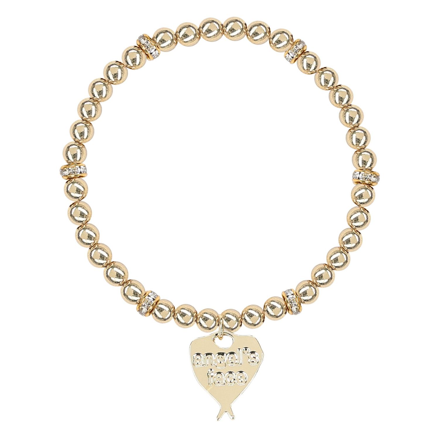 Girls Pink & Gold Bracelets ( 4-Pack ), 1, hi-res