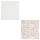 لفائف قماش موسلين باللونين الوردي و الابيض بنقشة تويل دو جوي للفتيات الصغيرات (عبوة من قطعتين), 3, hi-res