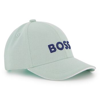 Boys Green Logo Cap