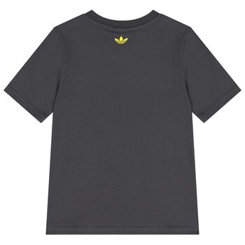 تي شيرت رمادي للأولاد بتصميم كأس العالم لكرة القدم