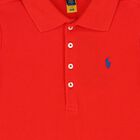 Red Logo Polo Dress, 3, hi-res