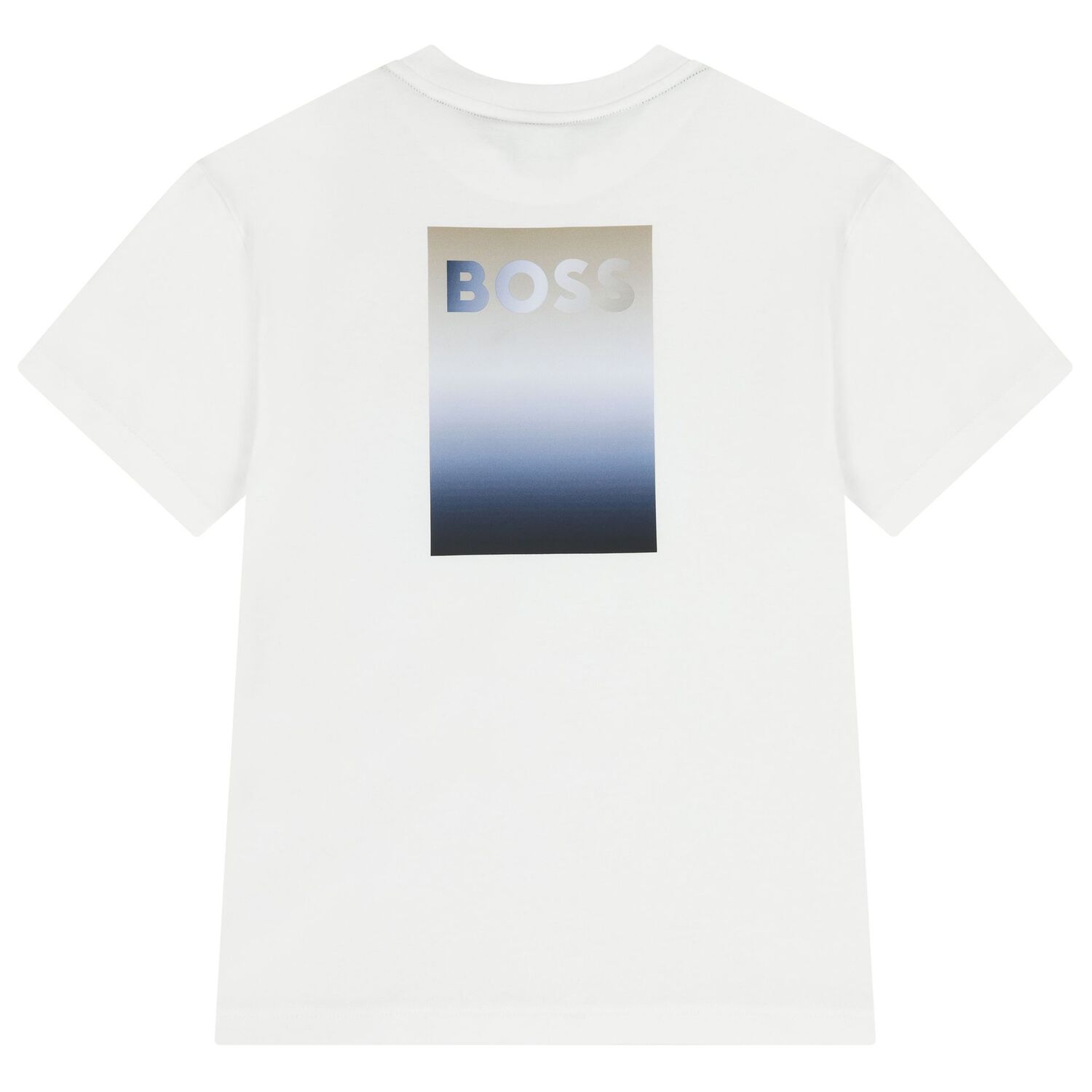 Boys White Logo T-Shirt, 1, hi-res