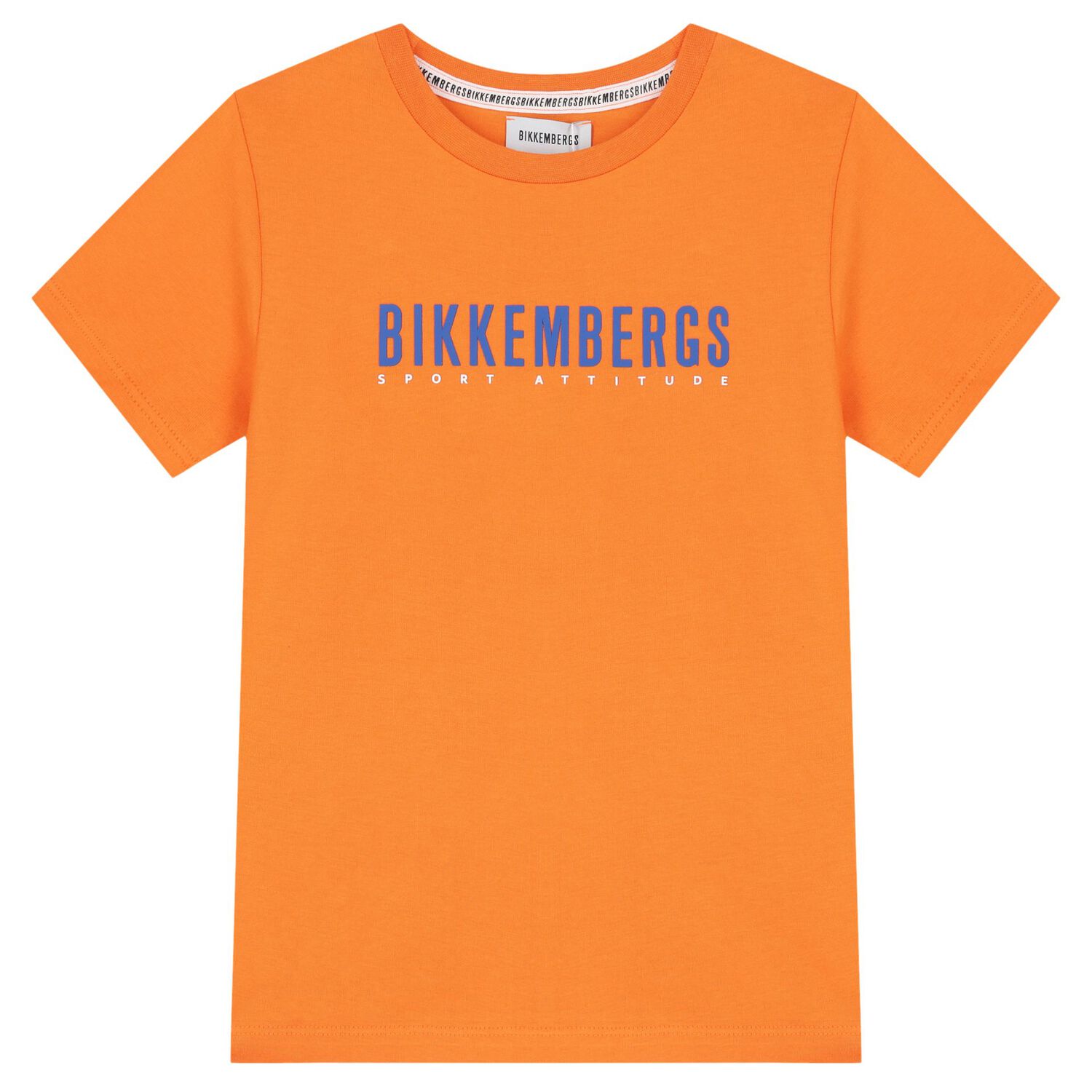 طقم أولاد شورت بالشعار باللون الكحلي والبرتقالي , 2, hi-res image number null