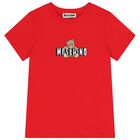 Red Teddy Bear Logo T-Shirt, 4, hi-res