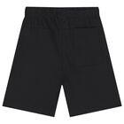 Boys White, Black & Beige Striped Shorts Set, 1, hi-res