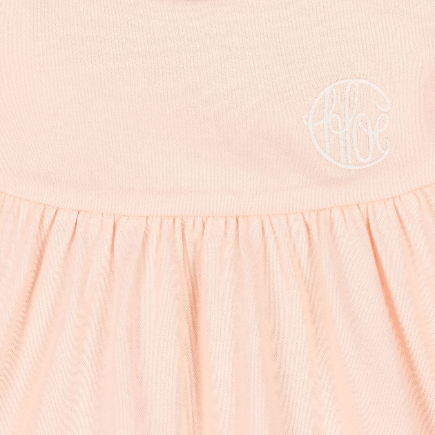 Girls Pink Logo Dress, 1, hi-res