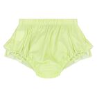 طقم فستان بنات بالزهور باللون الوردى والأخضر, 1, hi-res