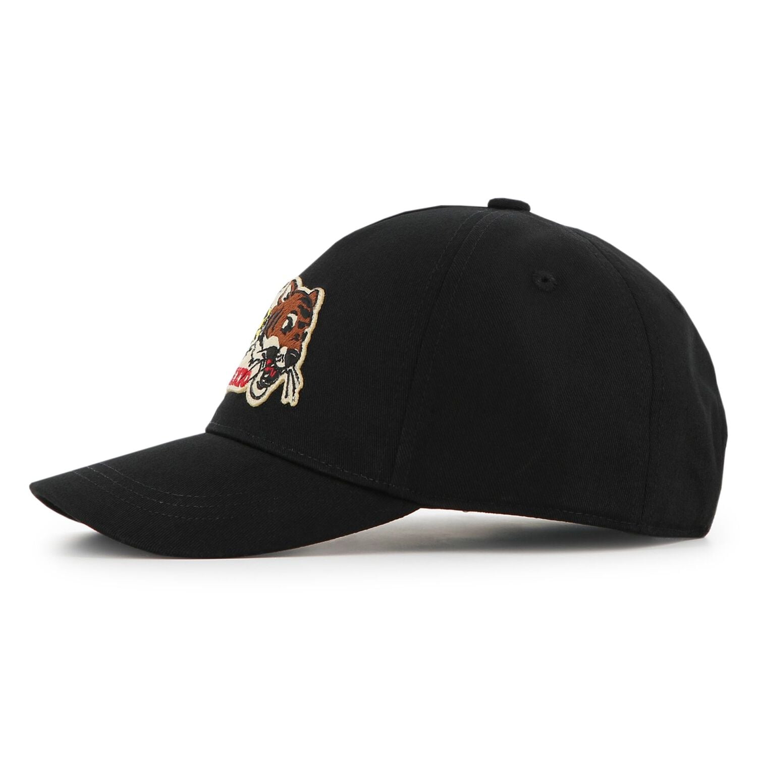 Black Tiger Logo Cap, 1, hi-res