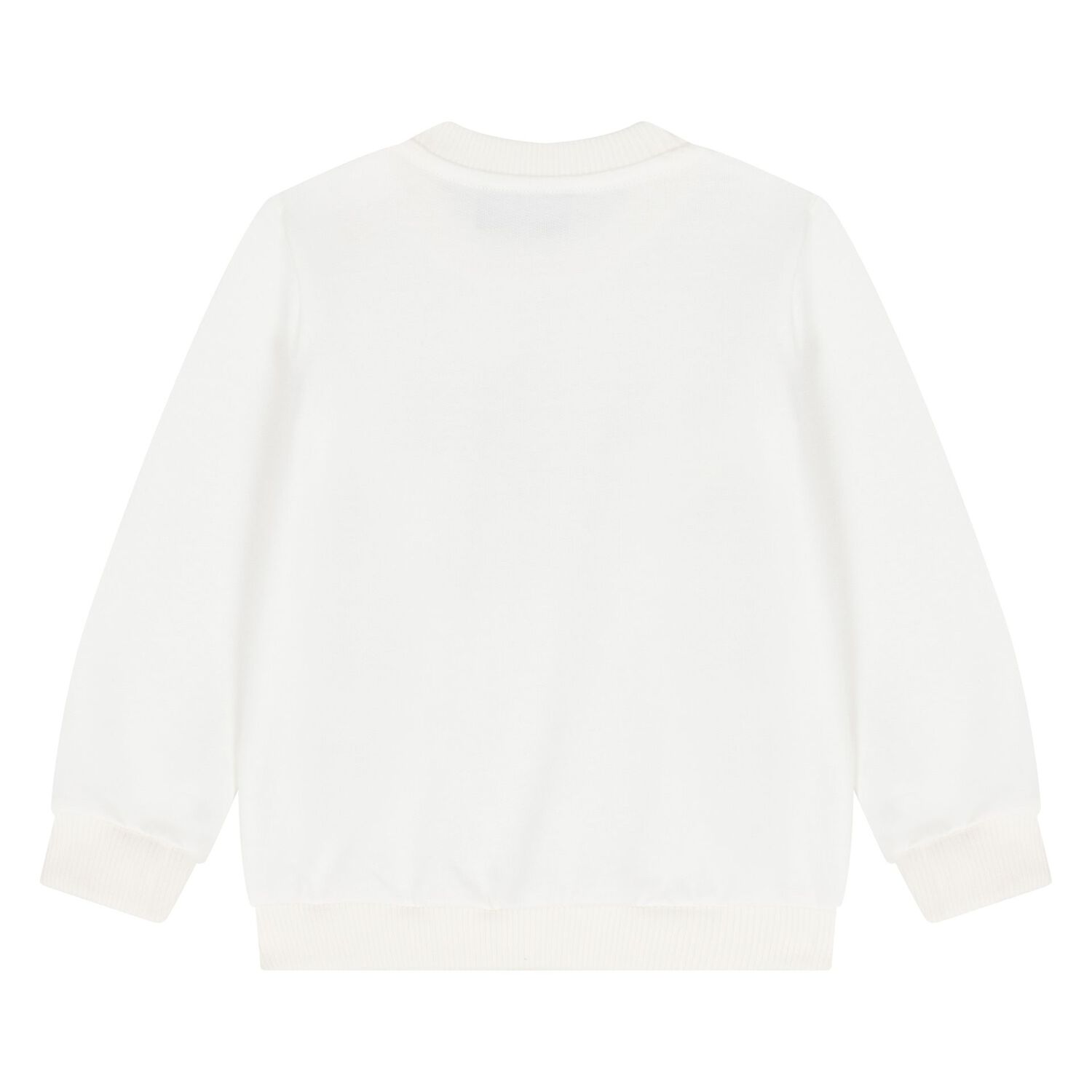 Younger White Teddy Bear Logo Sweatshirt, 1, hi-res