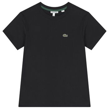 Boys Black Logo T-Shirt