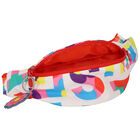 حقيبة حزام بالشعار متعدد الألوان للبنات, 1, hi-res