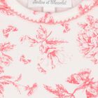 Baby Girls White & Red Floral Pyjama Set, 1, hi-res